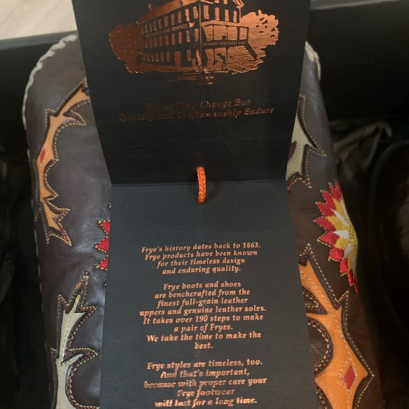 Rare Frye boots crocodile cowboy boots NWT size 7 - Picture 11 of 15